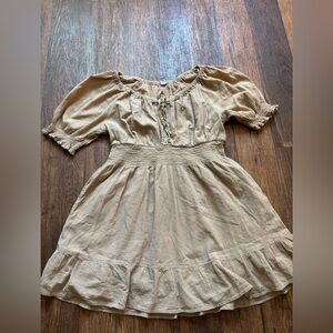 Old Navy Light Brown Dress - L Petite